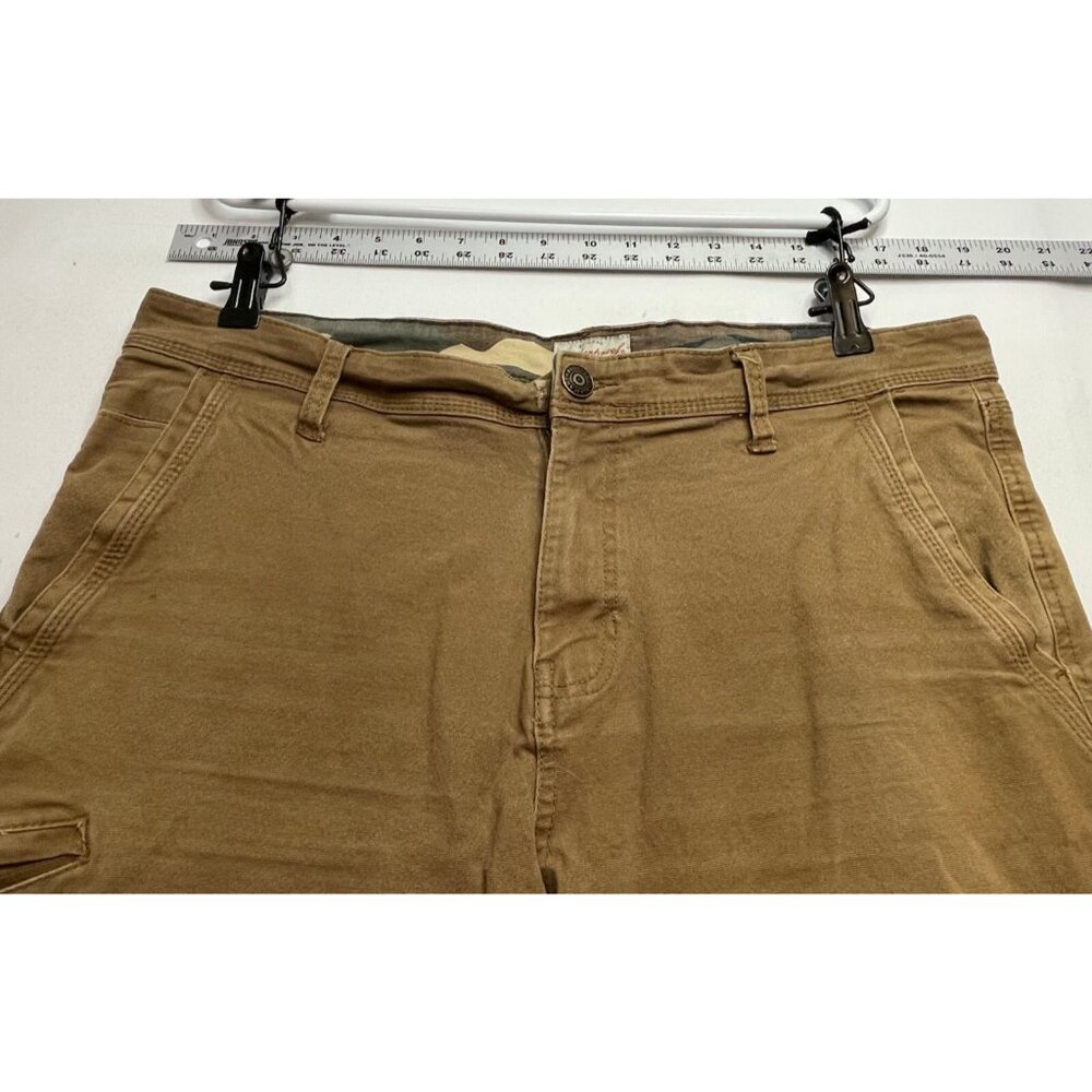 Weatherproof Vintage jeans mens 36 x 30 relaxed fit brown work - Picture 3 of 12